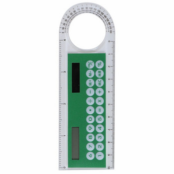 1 соларен мини калкулатор, многофункционална лупа, 10 см ултратънка линийка калкулатор, училищни канцеларски принадлежности, 5 цвята