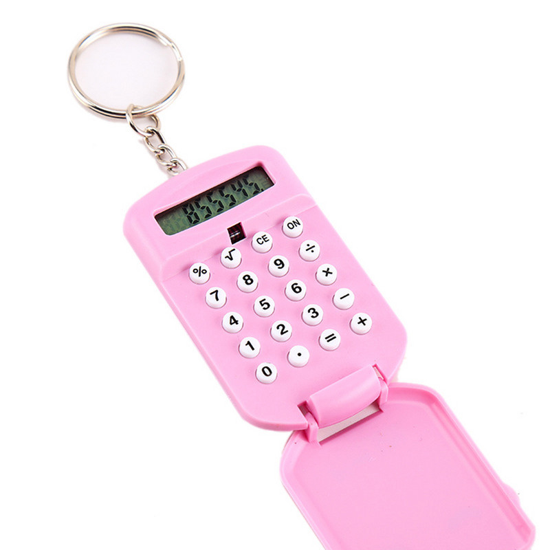 Φορητή ψηφιακή αριθμομηχανή Kawaii Mini Calculator Pocket Display Cartoon Cute Creative Αριθμομηχανή Μπρελόκ Αναλώσιμα γραφείου