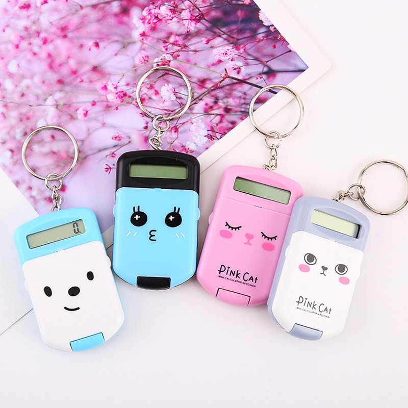 Φορητή ψηφιακή αριθμομηχανή Kawaii Mini Calculator Pocket Display Cartoon Cute Creative Αριθμομηχανή Μπρελόκ Αναλώσιμα γραφείου