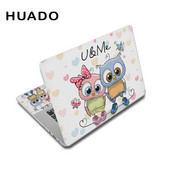 Animacinio filmo pelėda nešiojamojo kompiuterio lipdukas 15.6 nešiojamojo kompiuterio lipdukas, 17.3 nešiojamojo kompiuterio apvalkalas, skirtas Macbook pro 15/ xiaomi air 13.3/ lenovo/asus