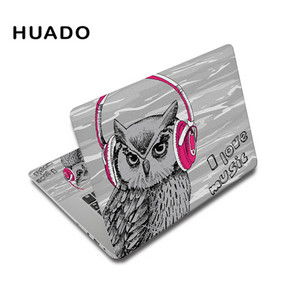 Animacinio filmo pelėda nešiojamojo kompiuterio lipdukas 15.6 nešiojamojo kompiuterio lipdukas, 17.3 nešiojamojo kompiuterio apvalkalas, skirtas Macbook pro 15/ xiaomi air 13.3/ lenovo/asus