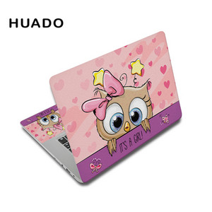 Animacinio filmo pelėda nešiojamojo kompiuterio lipdukas 15.6 nešiojamojo kompiuterio lipdukas, 17.3 nešiojamojo kompiuterio apvalkalas, skirtas Macbook pro 15/ xiaomi air 13.3/ lenovo/asus