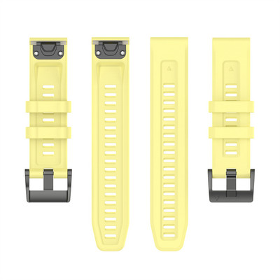 Curea din silicon moale pentru Garmin Fenix 7 7X 6 6X/5X Plus 3HR Curea de mână cu eliberare rapidă pentru curele de ceas Garmin EPIX Forerunner 945