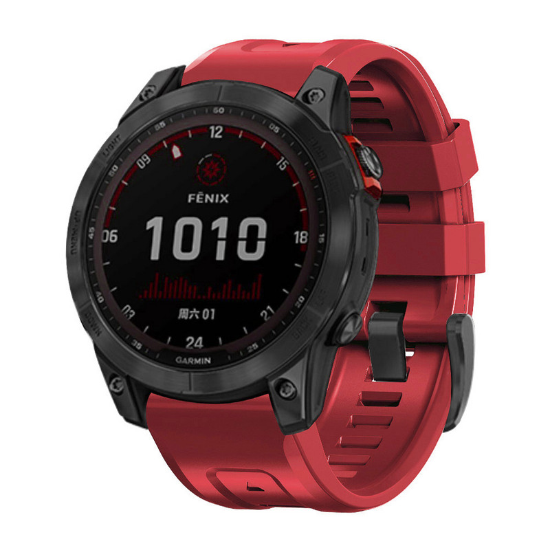 Curea din silicon moale pentru Garmin Fenix 7 7X 6 6X/5X Plus 3HR Curea de mână cu eliberare rapidă pentru curele de ceas Garmin EPIX Forerunner 945