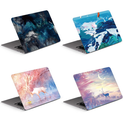 Akvarellmustriga kleebis sülearvuti nahakunsti kleebis MacBooki/HP/Aceri/Delli/ASUSe/Lenovo sülearvuti kaunistamiseks