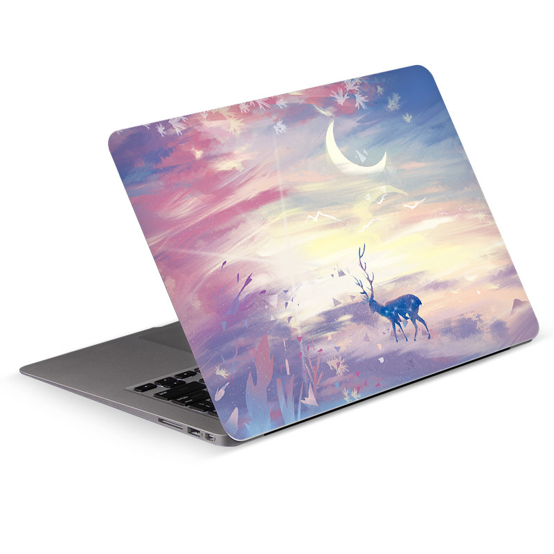 Akvareļa raksta uzlīmes klēpjdatora ādas mākslas uzlīme MacBook/HP/Acer/Dell/ASUS/Lenovo visu klēpjdatoru dekorēšanai