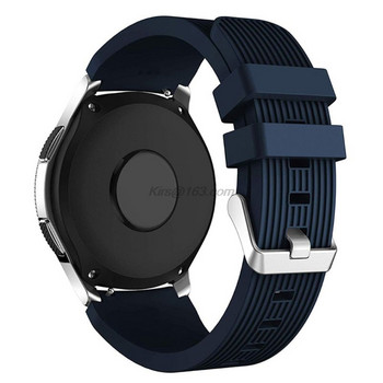 Силиконова каишка за китка за Samsung Galaxy Watch 46mm SM-R800 Смарт часовник Samsung Gear S3 Frontier Силиконова гривна Replaceme