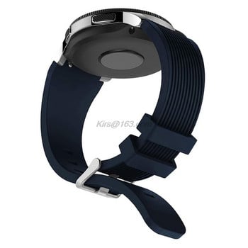 Силиконова каишка за китка за Samsung Galaxy Watch 46mm SM-R800 Смарт часовник Samsung Gear S3 Frontier Силиконова гривна Replaceme