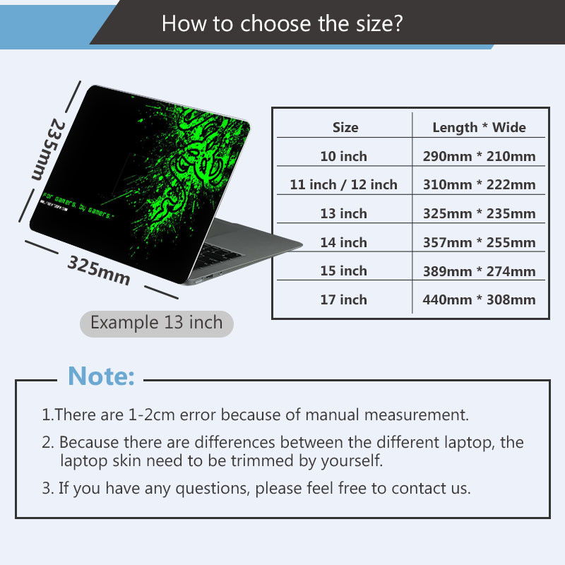 DIY klēpjdatora uzlīmes klēpjdatora apvalks 12/13/14/15/17 collu MacBook/HP/Acer/Dell/ASUS/Lenovo Art Stickers klēpjdatora dekorēšana