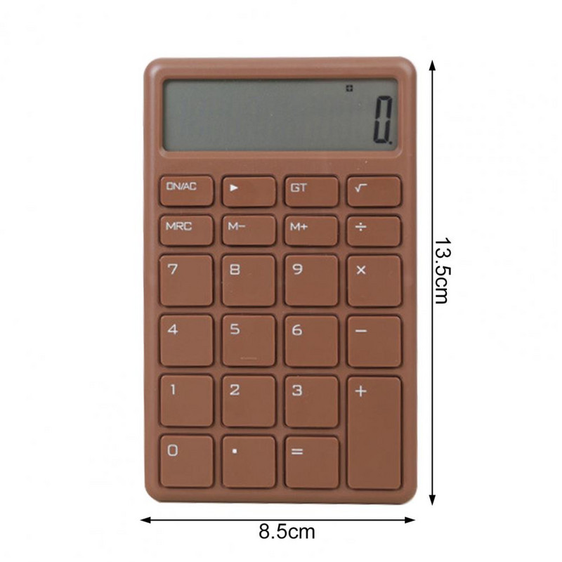 Studentų skaičiuotuvas Nešiojami studentų skaičiuotuvai su silikoniniais mygtukų paspaudimais Baterija maitinama kišeninė skaičiuoklė Pagrindiniai finansiniai