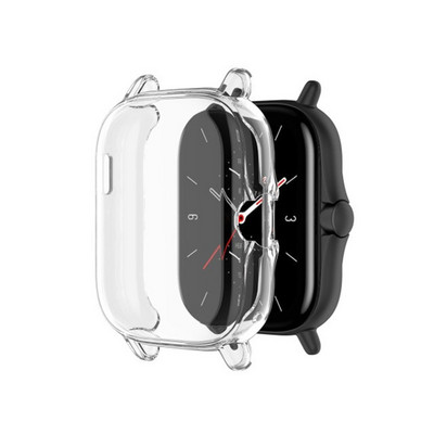 TPU védőburkolat Amazfit GTS 4 Mini/GTS 3/GTS 2 képernyővédő tokhoz Huami Amazfit Bip U Pro óravédő burkolathoz