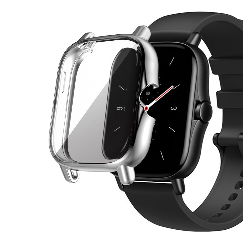 TPU védőburkolat Amazfit GTS 4 Mini/GTS 3/GTS 2 képernyővédő tokhoz Huami Amazfit Bip U Pro óravédő burkolathoz