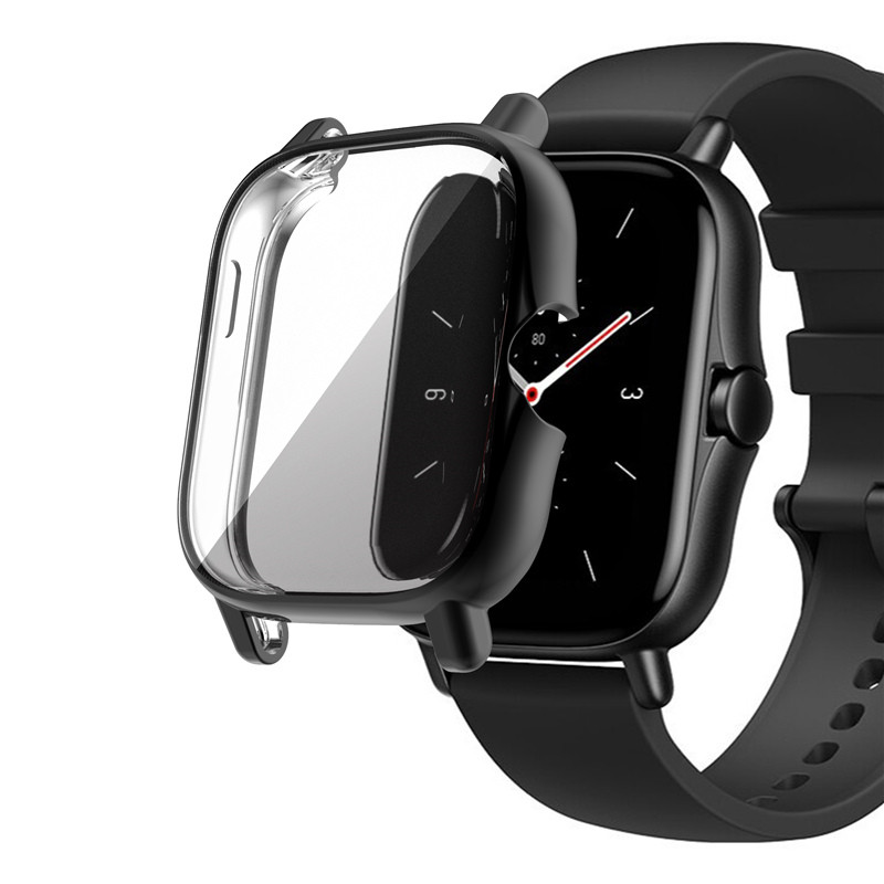 TPU védőburkolat Amazfit GTS 4 Mini/GTS 3/GTS 2 képernyővédő tokhoz Huami Amazfit Bip U Pro óravédő burkolathoz