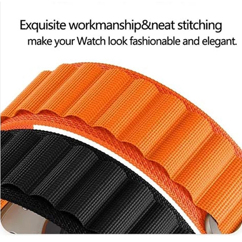 Curea Alpine Loop pentru Xiaomi MI Watch S1 Active/Color 2 Curea de curea Bratara sport din nylon Xiaomi MI Watch S1 Pro 22mm Curea de ceas