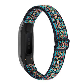 Πλεκτό λουρί Solo Loop για Samsung Galaxy Fit 2 Ανταλλακτικά αξεσουάρ βραχιολιού ρολόι Ζάντα πολύχρωμο για Samsung Galaxy Fit2