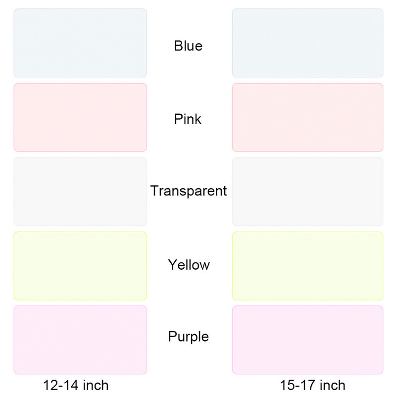Universali nešiojamojo kompiuterio klaviatūros dangtelio apsauga 12–17 colių vandeniui atspari dulkėms silikoninė nešiojamojo kompiuterio klaviatūros apsauginė plėvelė