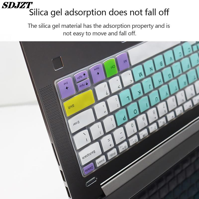 Προστατευτική μεμβράνη καλύμματος πληκτρολογίου φορητού υπολογιστή φορητού υπολογιστή 15,6 ιντσών σιλικόνης για HP Pavilion 250 G8 G7 G6 250 G7 255 G7 G6 256 G6 258 G7