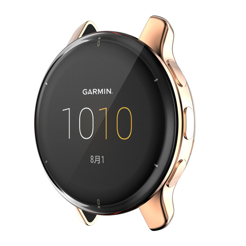 Metalinė apyrankė skirta Garmin Venu 2 Plus Venu 2 2S dirželiui iš nerūdijančio plieno juostos Garmin Vivoactive 4 4s visiškai dengiamam apsauginiam dėklui