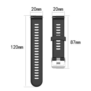 Για Garmin 245 Strap Official Button Watch Silicone Band Sports Strap For Forerunner 245M/645/Vivoactive 3/Venu/Venu SQ Bracelet