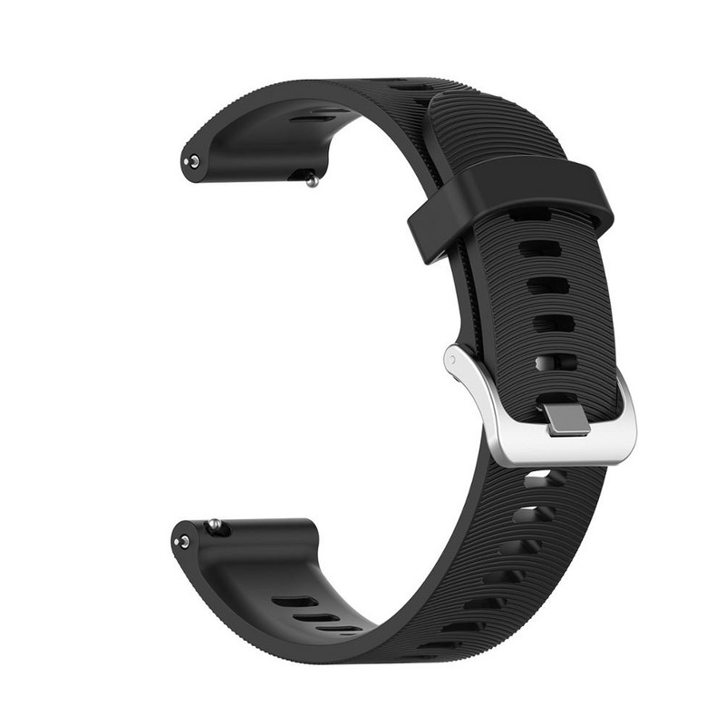 Garmin 245 szíjhoz hivatalos gombos szilikon óraszíj sportszíj Forerunner 245M/645/Vivoactive 3/Venu/Venu SQ karkötőhöz