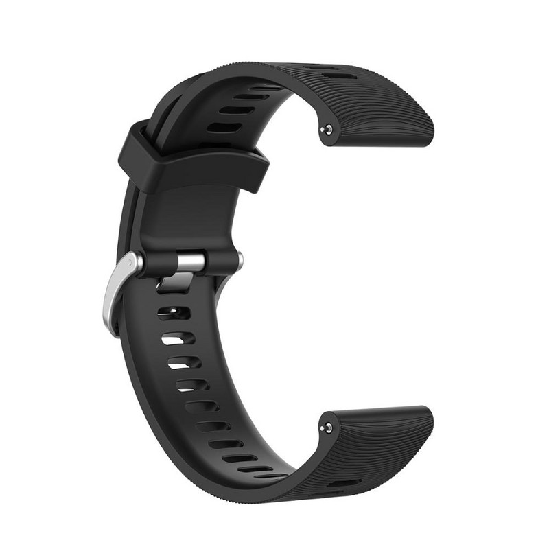 Garmin 245 szíjhoz hivatalos gombos szilikon óraszíj sportszíj Forerunner 245M/645/Vivoactive 3/Venu/Venu SQ karkötőhöz