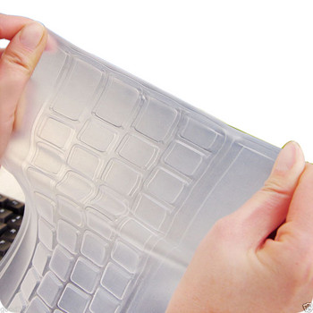 1 τεμ. Universal αδιάβροχο κάλυμμα πληκτρολογίου επιτραπέζιου υπολογιστή από σιλικόνη Clear Skin Protector Φιλμ προστατευτικό κέλυφος με προστασία από τη σκόνη