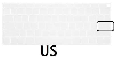 EL USA ingliskeelne klaviatuurikate Macbook Air 13 2018 A1932 klaviatuuri kate silikoonist veekindel nahakile kaitse