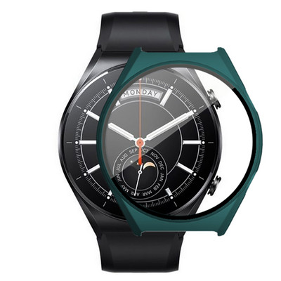 Laikrodžio ekrano apsauga, skirta „Xiaomi Watch S1 PC“ + grūdinta plėvelė kelių spalvų vientisas dėklas Išmanieji priedai buferio priedai
