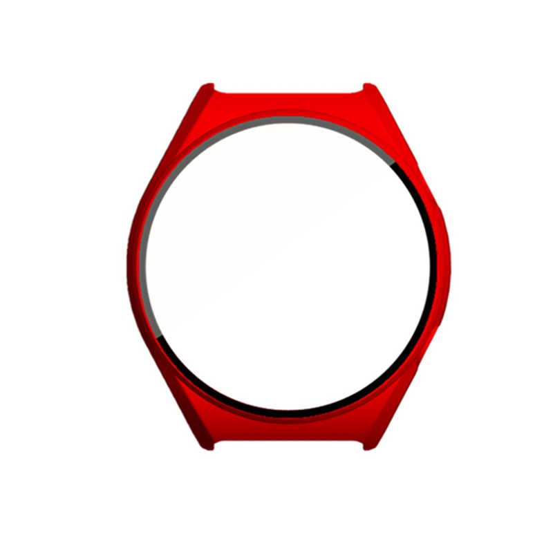 Laikrodžio ekrano apsauga, skirta „Xiaomi Watch S1 PC“ + grūdinta plėvelė kelių spalvų vientisas dėklas Išmanieji priedai buferio priedai