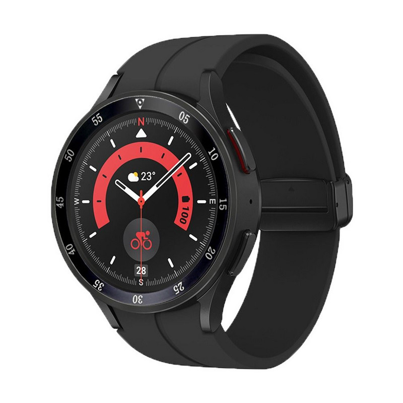 Priedai Laikrodis Apsauginis žiedas Laikrodžio rėmelis Aliuminio lydinio laikrodžio dėklas, skirtas Samsung Galaxy Watch 5 Pro 45mm