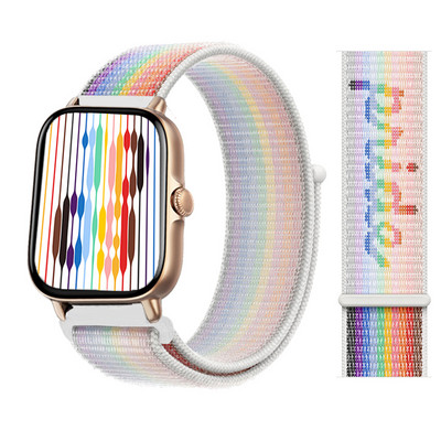 20 mm nailono dirželis skirtas COLMI C60 C61V31 V23 Land 2s apyrankei COLMI P10/12 P9 P28 Plus P8 Max apyrankėms Laikrodžio apyrankės apyrankių priedai