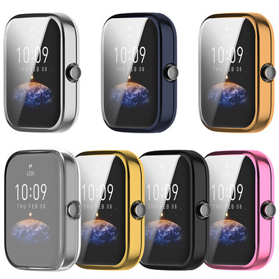 Tok Amazfit Bip 3 3pro Protector tok képernyőhöz Amazfit tartozékokhoz BIP 3 pro lökhárító TPU védőburkolat