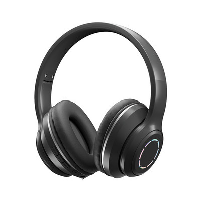 Kokkupandavad juhtmeta Bluetooth-kõrvaklapid mikrofoni LED-valgusega suured peakomplektid, mängukiiver, stereomuusika kõrvaklapid mobiiltelefoni sülearvuti jaoks