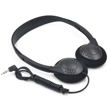 Универсални 3,5 мм кабелни стерео слушалки без микрофон, шумозаглушаващи геймърски слушалки, регулируеми слушалки за компютър, компютър, лаптоп