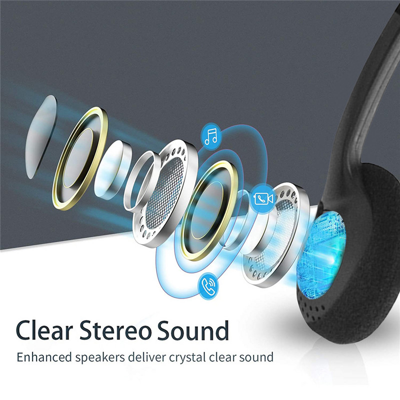 USB slušalice s mikrofonom za poništavanje buke Računalne PC slušalice Lagane žičane slušalice za PC / prijenosno računalo / Mac / školu / djecu