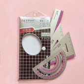 4 tk/komplekt Creative alumiiniumsulamist joonlaua komplekt Joonistustööriistad Mõõtmisriistad KolmnurkJoonjoon, sirge nurk Protraktor Kooli kontoritarbed