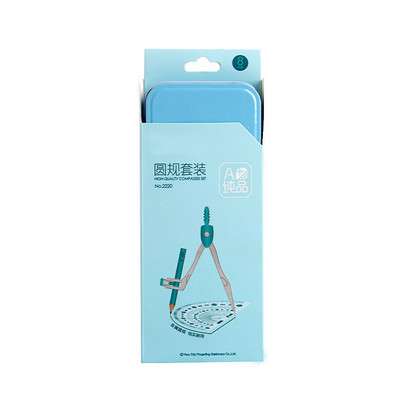 8 vnt./rinkinys Aukštos kokybės matematikos piešimo rinkinys su geležine dėže mokyklos mokinio kompaso liniuote pieštukų drožtukas trintukas egzamino įrankio raštinės reikmenys