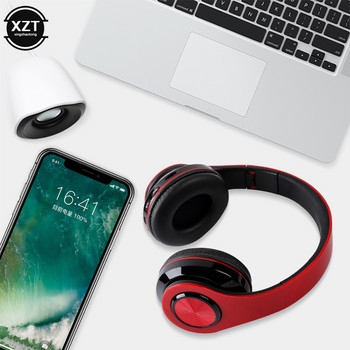 B39 Bluetooth слушалки Безжични светещи слушалки Сгъваеми стерео слушалки с поддръжка на микрофон SD карта за Xiaomi iPhone