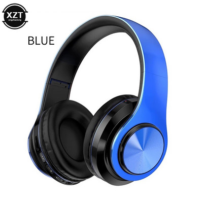 B39 Bluetooth fejhallgató vezeték nélküli világító fejhallgató összecsukható sztereó fülhallgató mikrofonnal támogatás SD kártya Xiaomi iPhone készülékhez