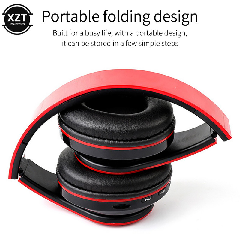 B39 Bluetooth ausinės belaidės šviečiančios ausinės sulankstomos stereo ausinės su mikrofono palaikymu SD kortelė skirta Xiaomi iPhone