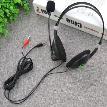 Wierd Headphones 3,5mm Ακουστικά ακύρωσης θορύβου Gamer Μικρόφωνο γενικής χρήσης ακουστικά με μικρόφωνο για υπολογιστή / φορητό υπολογιστή / υπολογιστή