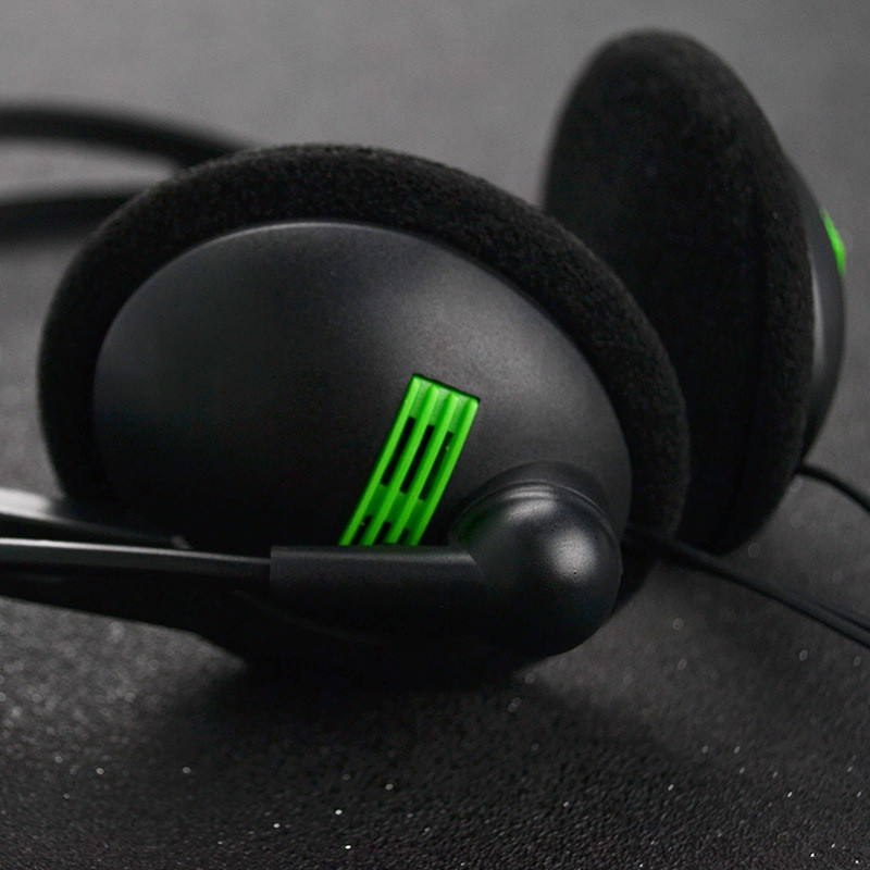 Странни слушалки 3,5 мм шумопотискащи слушалки Геймърски микрофон Универсални слушалки с микрофон за компютър/лаптоп/компютър