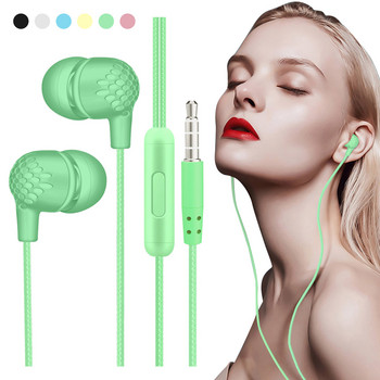 In Ear Ενσύρματα ακουστικά με μικρόφωνο για φορητό υπολογιστή Ενσύρματα ακουστικά 3,5 mm για smartphone Ios και Android Δωρεάν αποστολή αντικειμένων
