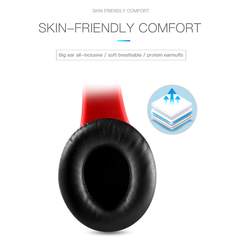 Ακουστικά Ακουστικά Gamer Ακουστικά Blutooth Surround Στερεοφωνικό Ασύρματο Ακουστικό USB με Μικρόφωνο Πολύχρωμο Φως Φορητός υπολογιστής