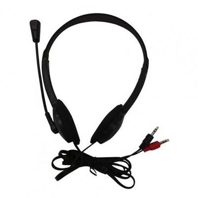 3.5mm Wired Over-Ear Headphone Stereo Headset with Microphone for PC Laptop Noise Canceling Headphones