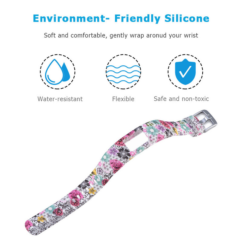 SL keičiamas apyrankės dirželis, skirtas Garmin Vivofit4 Activity Fitness laikrodžio dirželis, silikoninis riešo dirželis, skirtas Garmin Vivofit 4 apyrankei