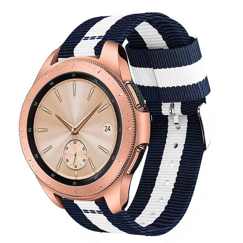 Najlonski remen za sat za Samsung Galaxy Watch 46mm/42mm narukvica za ručni zglob Mekani SmartWatch prozračni dodatak za remen za sat