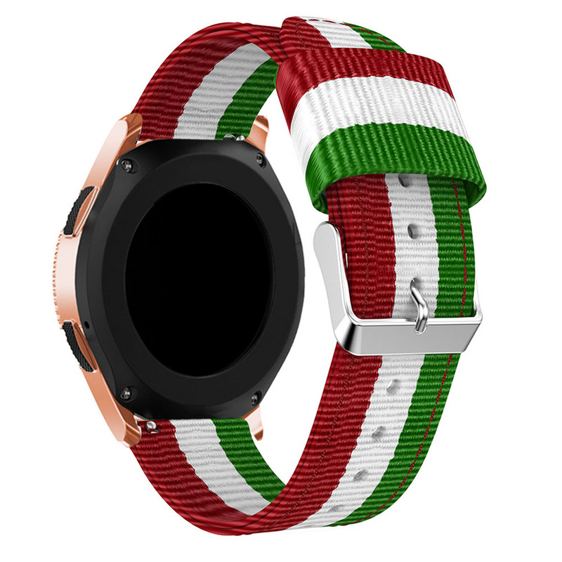 Najlonski remen za sat za Samsung Galaxy Watch 46mm/42mm narukvica za ručni zglob Mekani SmartWatch prozračni dodatak za remen za sat