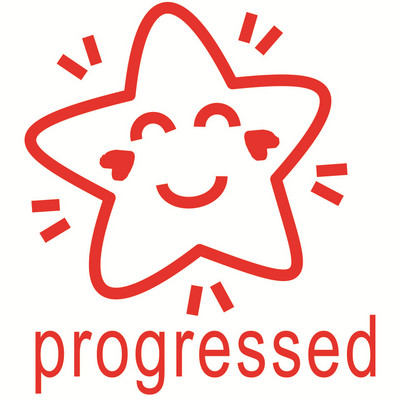 Vaikų anglų kalbos skatinamas antspaudas mokinių mokyklinėms reikmenims Gerai rašyti Laikytis antspaudų