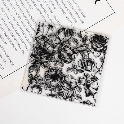 JIANWU átlátszó retro szilikon bélyegző kreatív művészet háttér dekorációs anyag gumi tömítés folyóirat Scrapbooking írószer